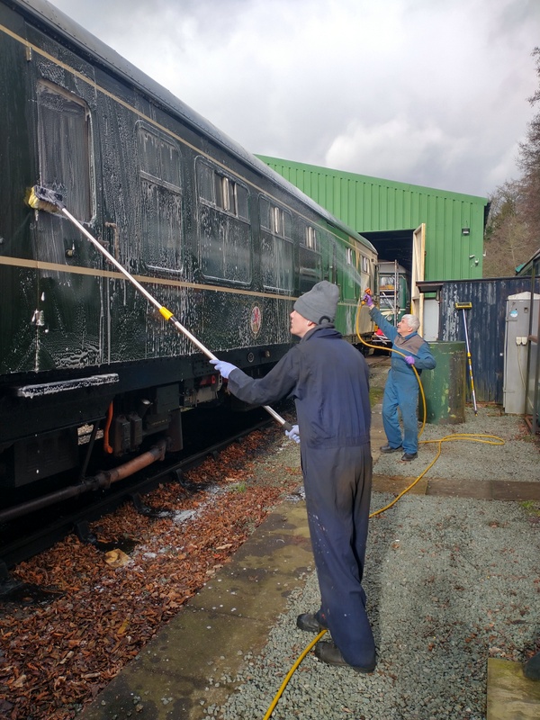 Class 108: Being cleaned in preparation for service