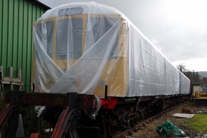 Class 104: Wrapped up to protect it from the weather