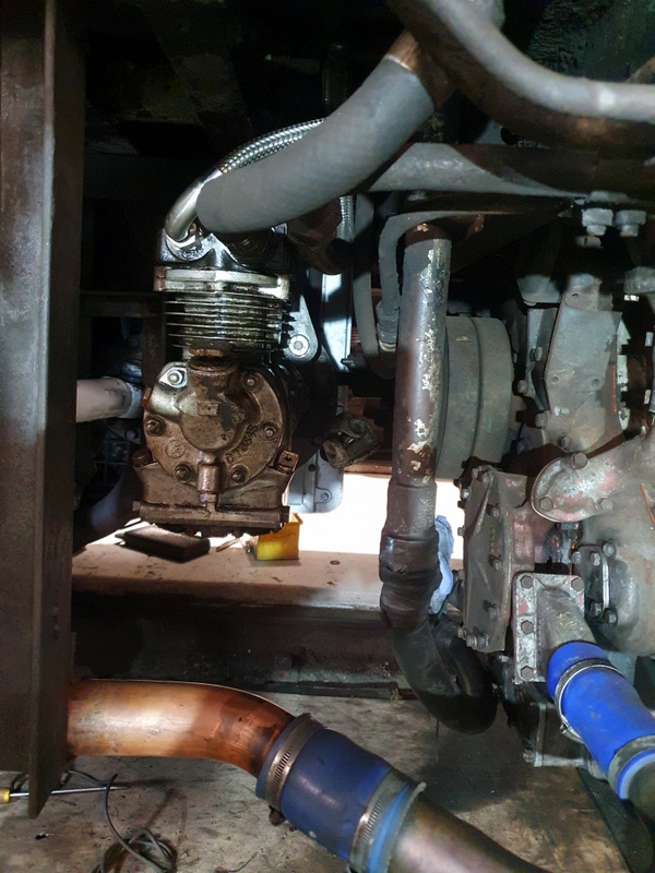 Class 127: Compressor refitted with new stainless delivery hose
