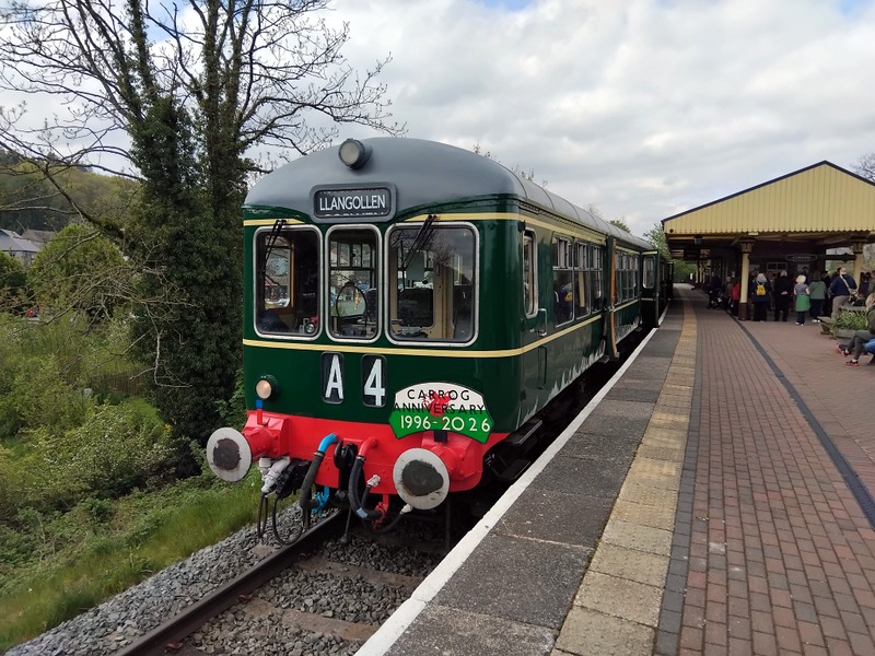 Classes 109 and 108 celebrating Carrog 30 at Corwen on 02/05/26