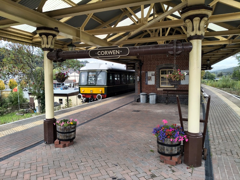 Class 108: At Corwen prior to working the 16.20 service to Llangollen on 14/10/26
