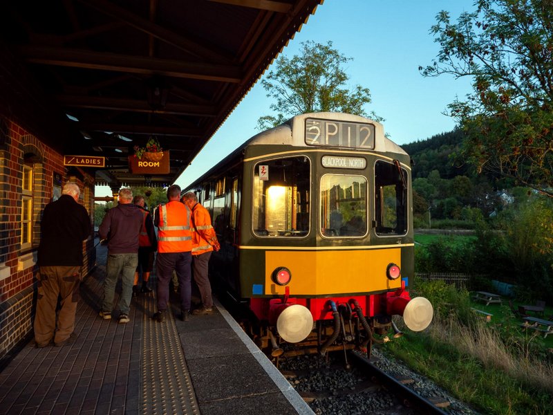 Class 110: At Corwen during a test run on 04/10/26