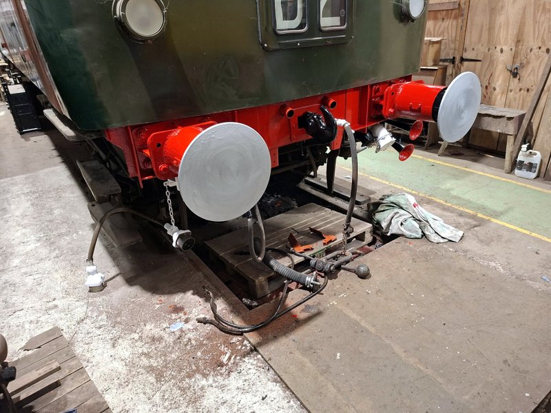 Class 105: Front bufferbeam and most of the detailing completed